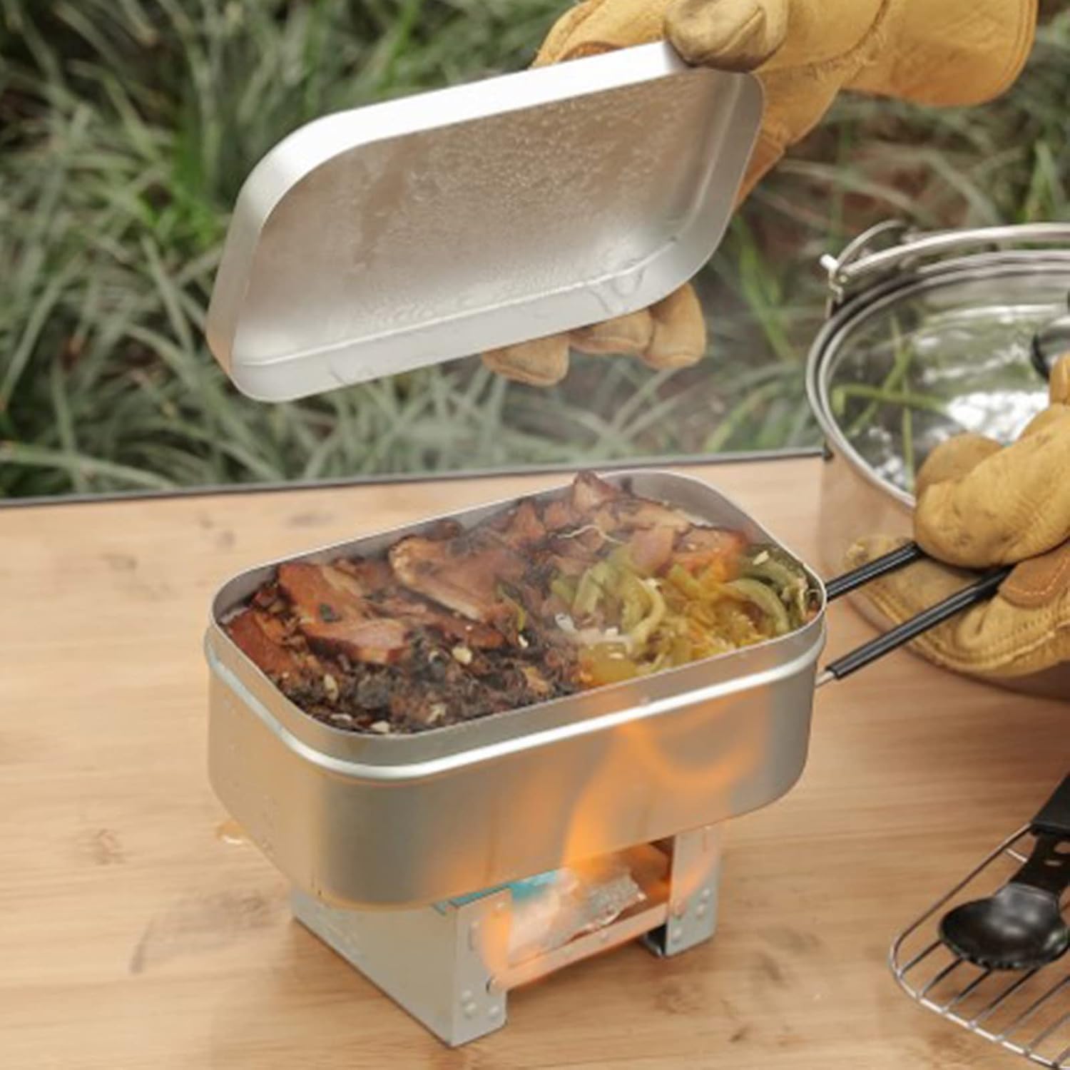 Alça dobrável da caixa de bent - Outdoor Camping Cooking Equipment avaliação e preço