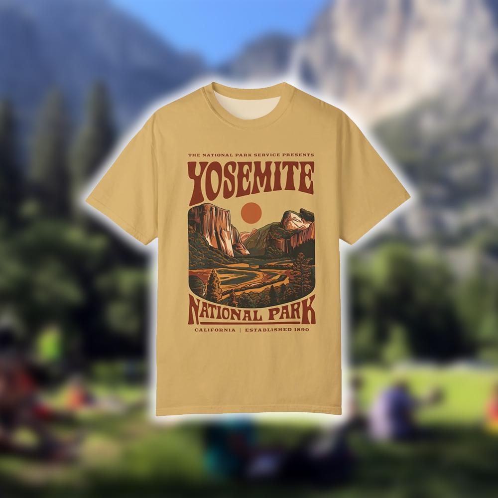 Yosemite National Park Vintage - Outdoor Camping Yosemite avaliação e preço