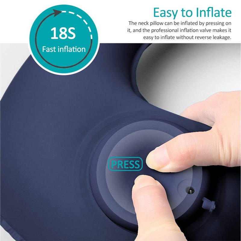 Almofada inflável para viagem, - Camp Pillow Compressible avaliação e preço