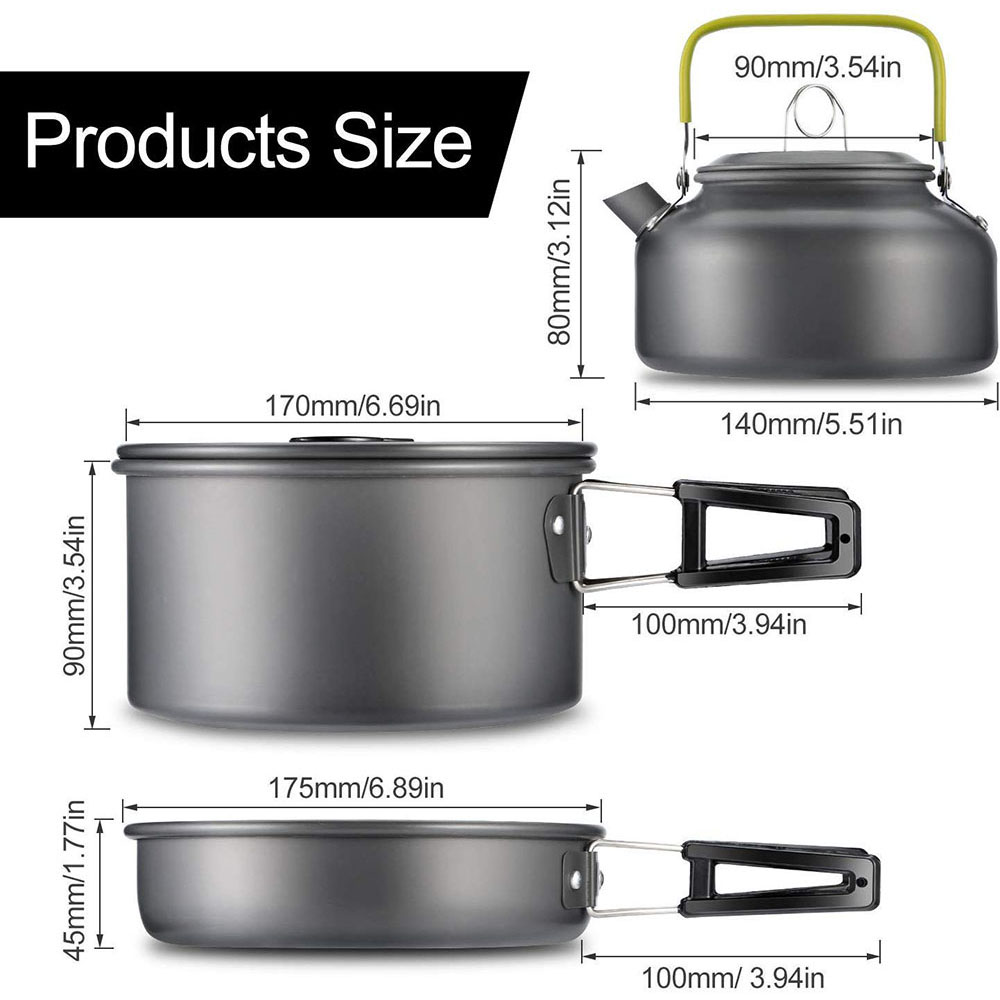 Conjunto de Utensílios de Cozi - Outdoor Camping Cooking Equipment avaliação e preço