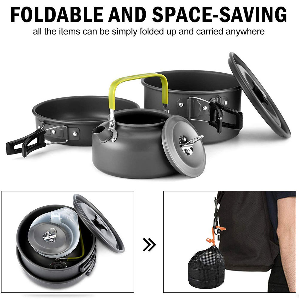 Conjunto de Utensílios de Cozi - Outdoor Camping Cooking Equipment avaliação e preço