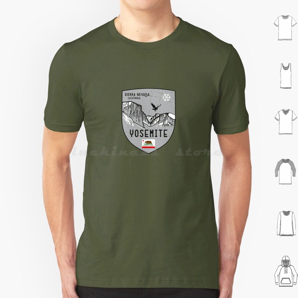 Yosemite califórnia emblema t  - Outdoor Camping Yosemite avaliação e preço