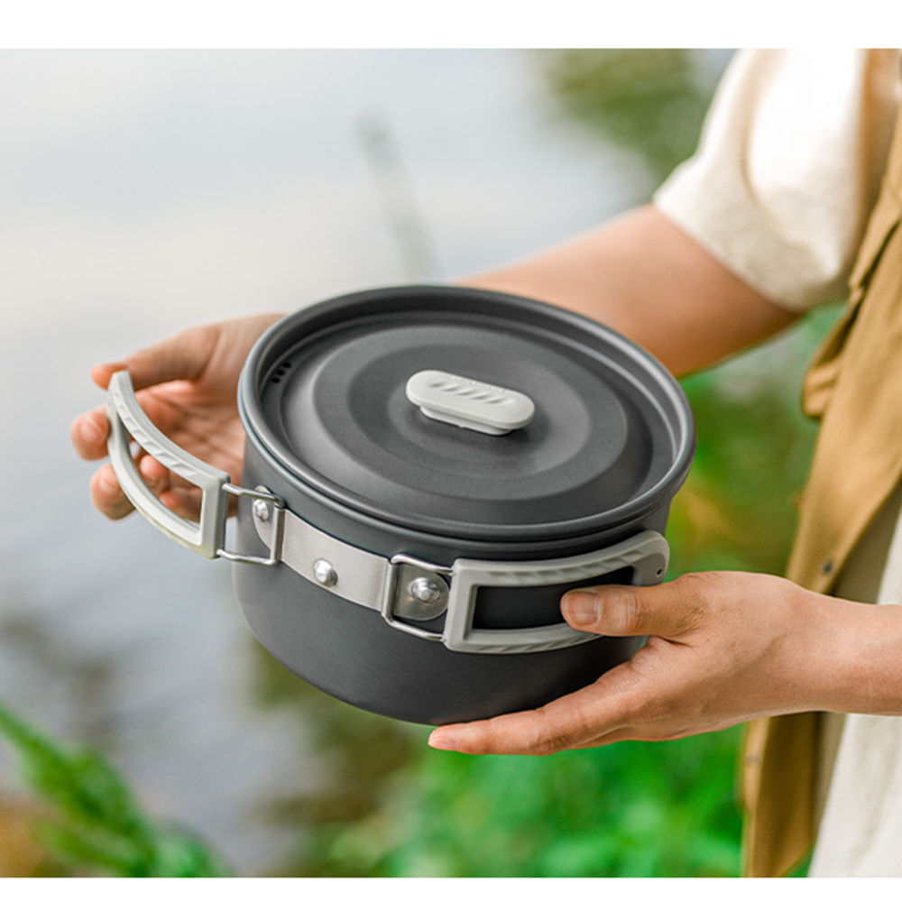 Naturehike conjunto de panelas - Outdoor Camping Cooking Equipment avaliação e preço