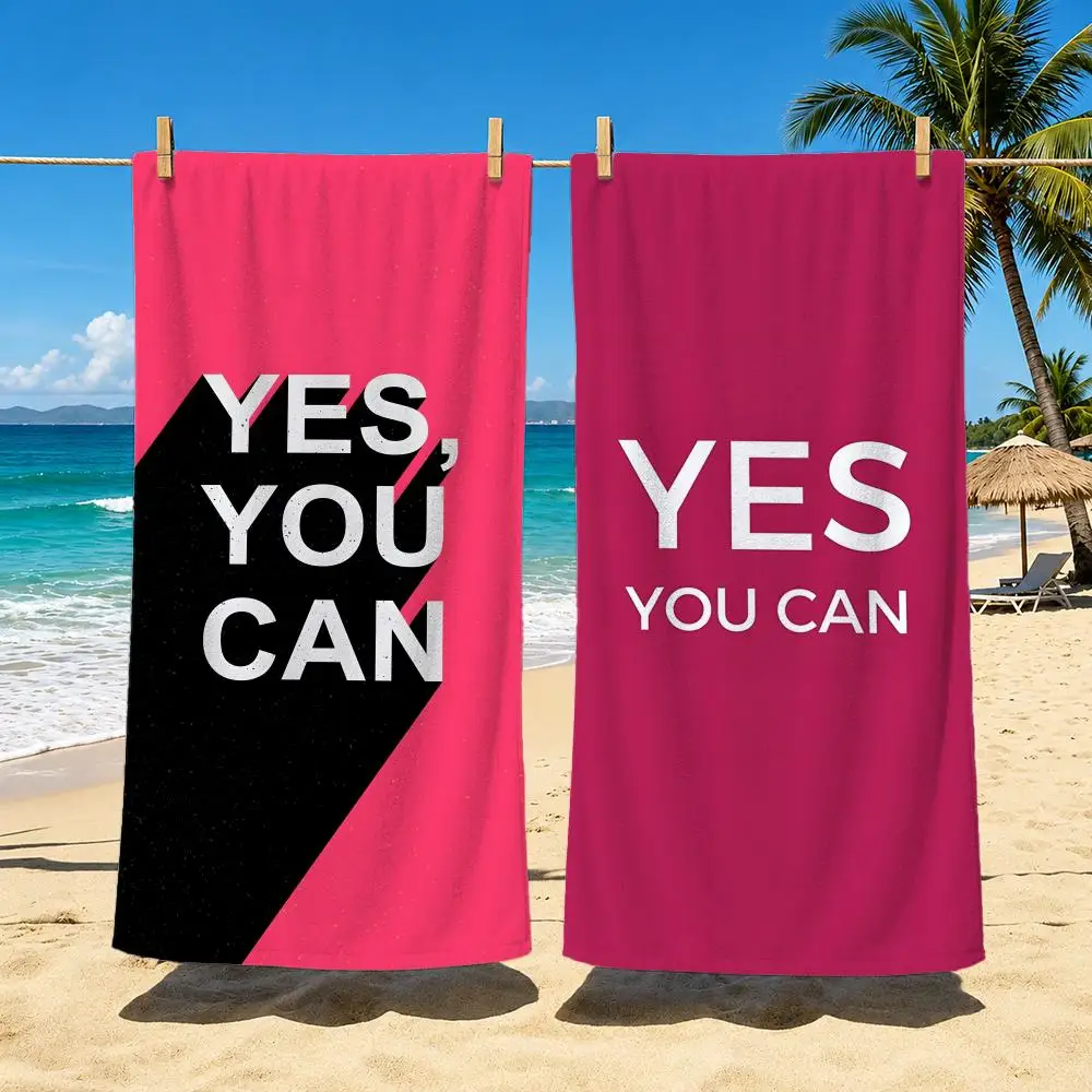 Toalha de praia Quote Y-Yes Yo - Outdoor Camping Quotes avaliação e preço