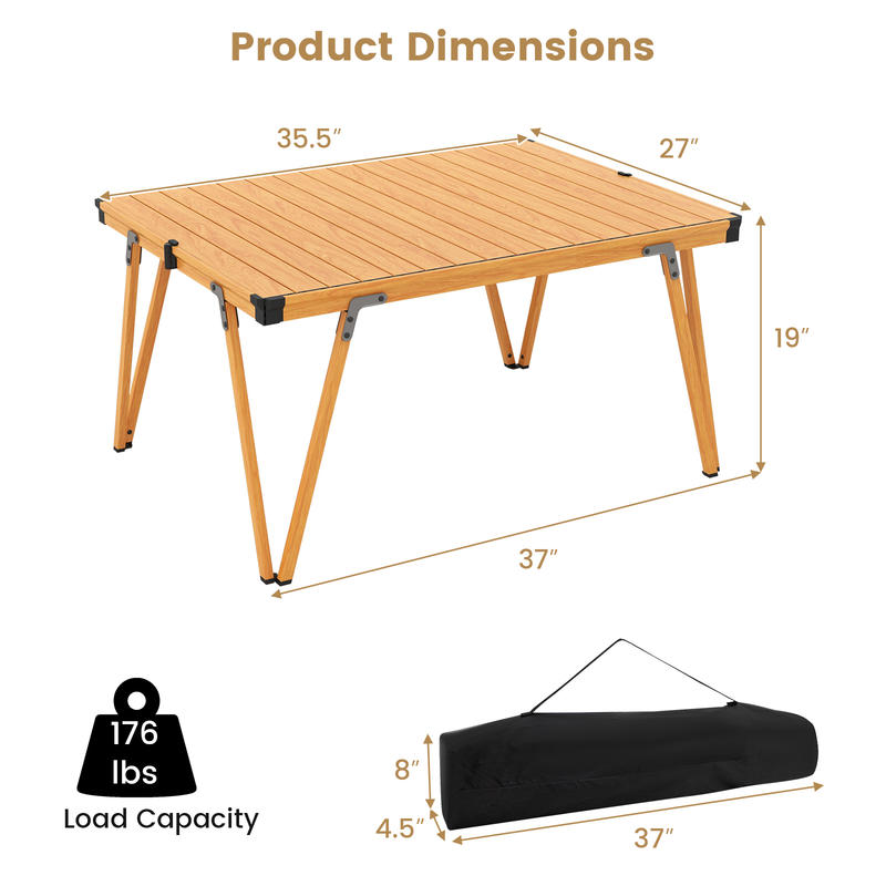 Mesa de Piquenique Dobrável In - Outdoor Camping Bag avaliação e preço