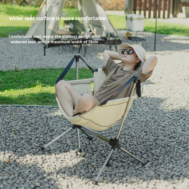 Cadeira de Balanço Dobrável pa - Outdoor Camping Rocking Chair avaliação e preço